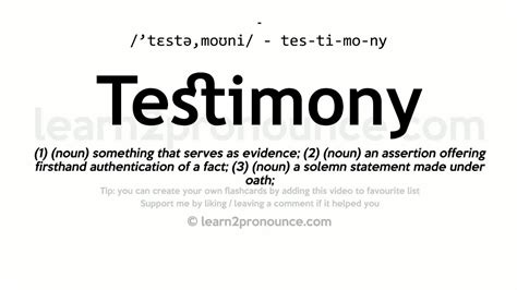 origin of testify.